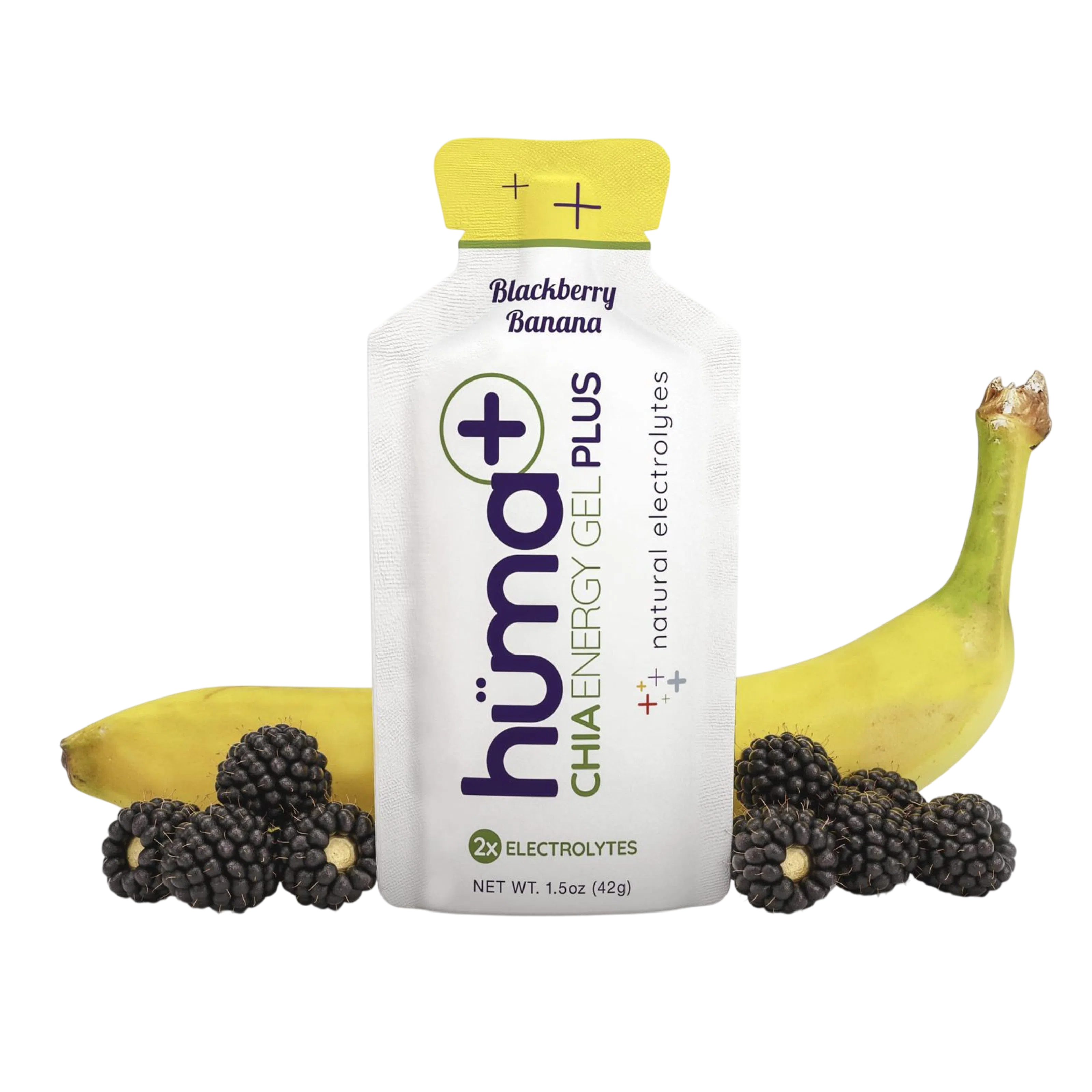 Chia Plus Energy Gel Blackberry Banana 42gr – Hüma-Wellu